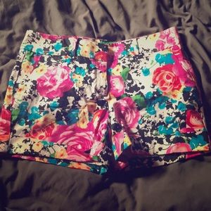 NY&Co. floral shorts